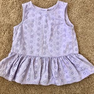 Little girl Old Navy peplum top